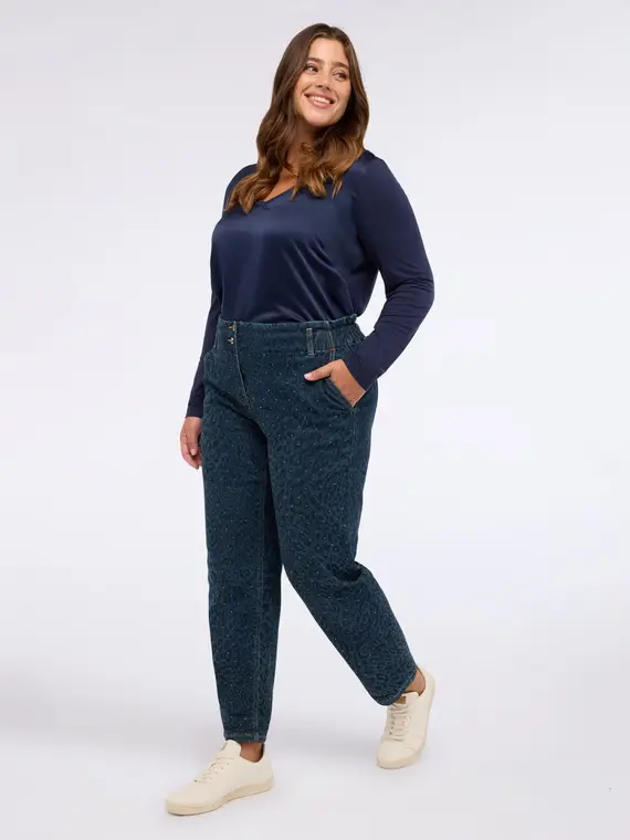 Fiorella Rubino T-shirt Donna Blu 2811234 miniatura 3