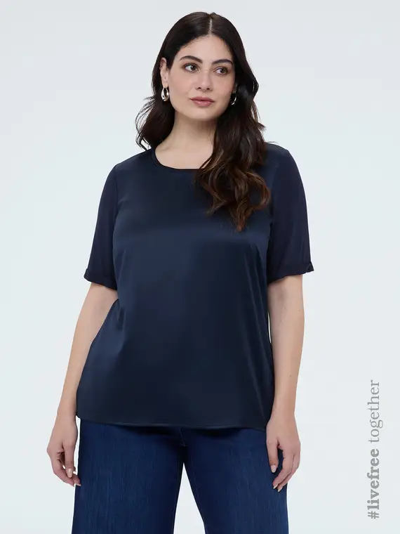 Fiorella Rubino T-shirt Donna Blu 4246353