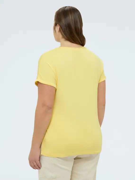 Fiorella Rubino T-shirt Donna Giallo 4246351 miniatura 2