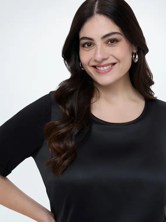 Fiorella Rubino T-shirt Donna Nero 4246354 miniatura 3