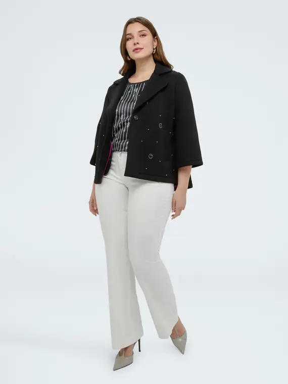 Fiorella Rubino T-shirt Donna Nero 4246344 miniatura 3