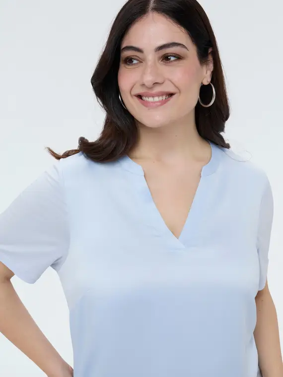 Fiorella Rubino T-shirt Donna Azzurro 4246363 miniatura 3