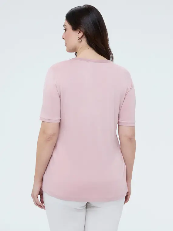 Fiorella Rubino T-shirt Donna Rosa 4246364 miniatura 2