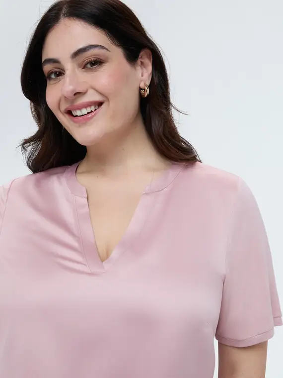 Fiorella Rubino T-shirt Donna Rosa 4246364 miniatura 3