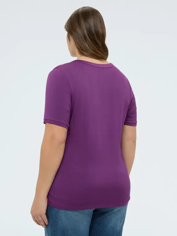 Fiorella Rubino T-shirt Donna Viola 4246365 miniatura 2
