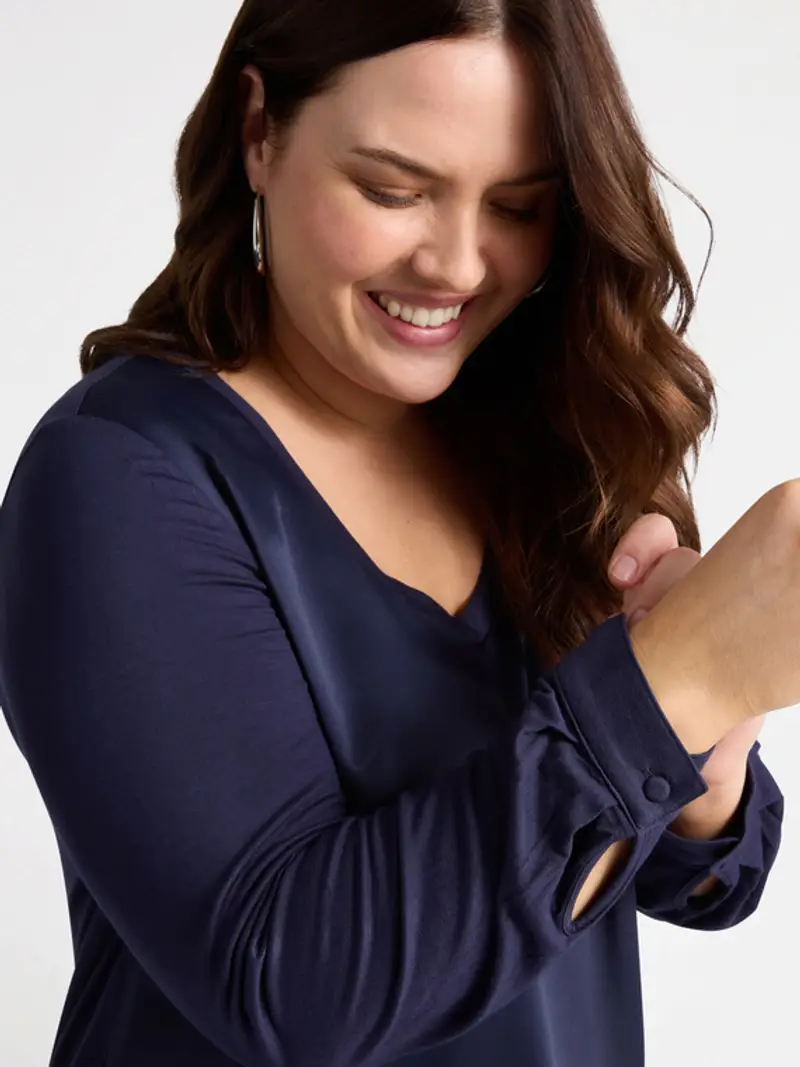 Fiorella Rubino T-shirt Donna Blu 1294426 miniatura 3