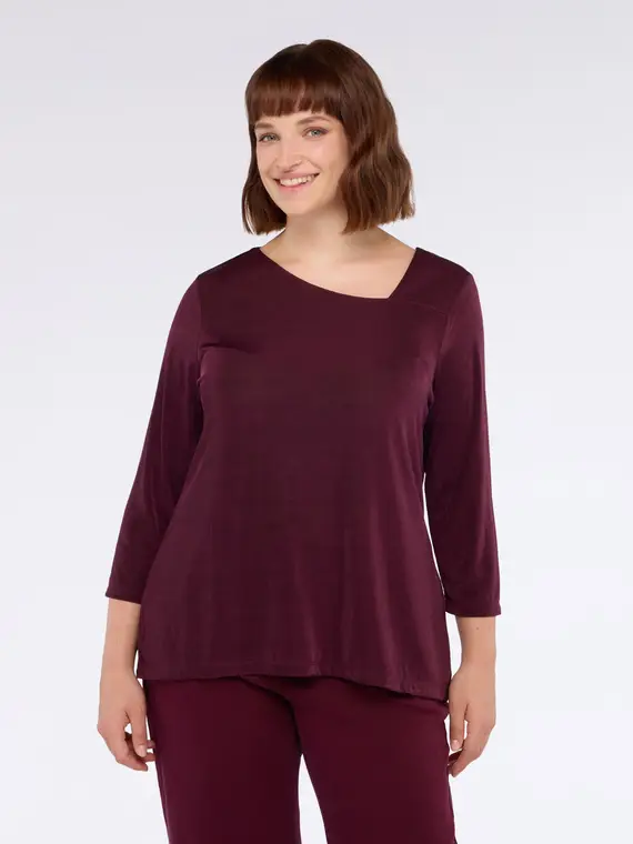 Fiorella Rubino T-shirt Donna Bordeaux 2811237 miniatura 3