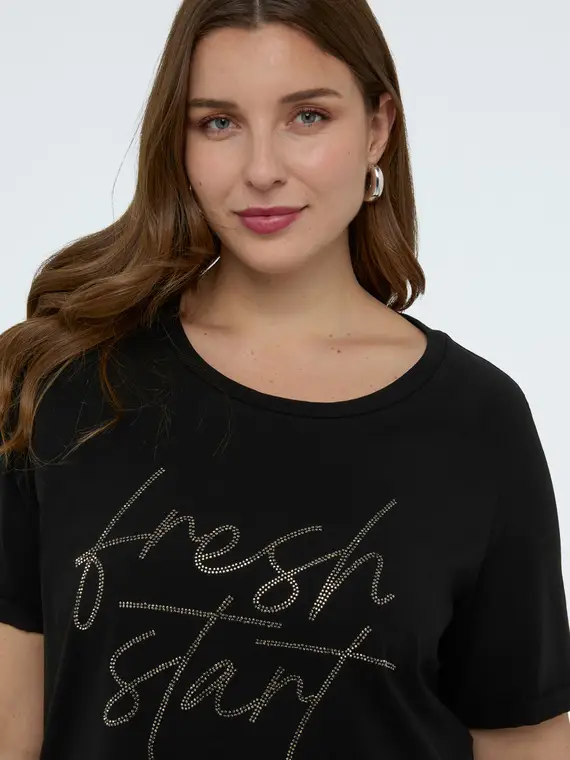 Fiorella Rubino T-shirt Donna Nero 4246338 miniatura 3