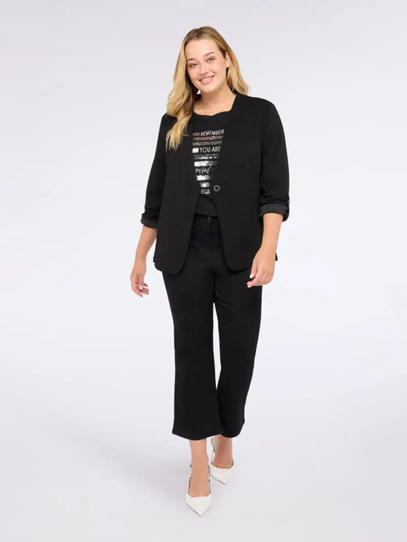 Fiorella Rubino T-shirt Donna Nero 1345487 miniatura 2