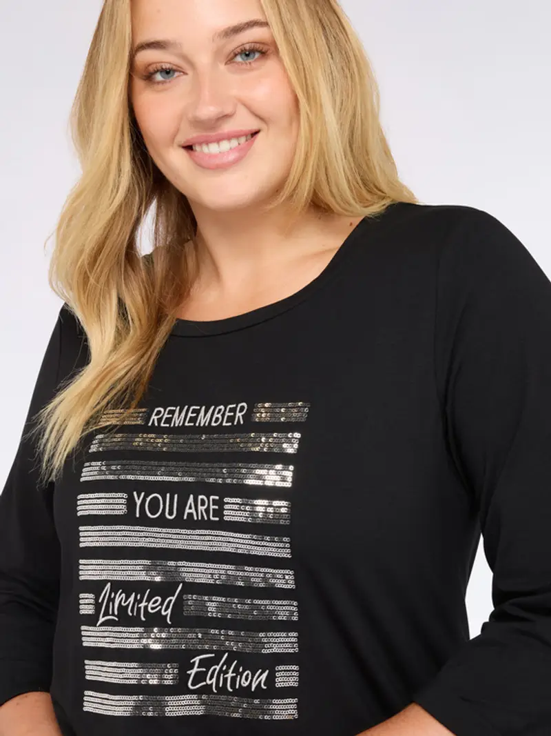 Fiorella Rubino T-shirt Donna Nero 1345487 miniatura 3