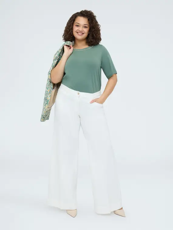 T-shirt in cotone con applicazioni luminose Donna, (44-46 IT) miniatura 3