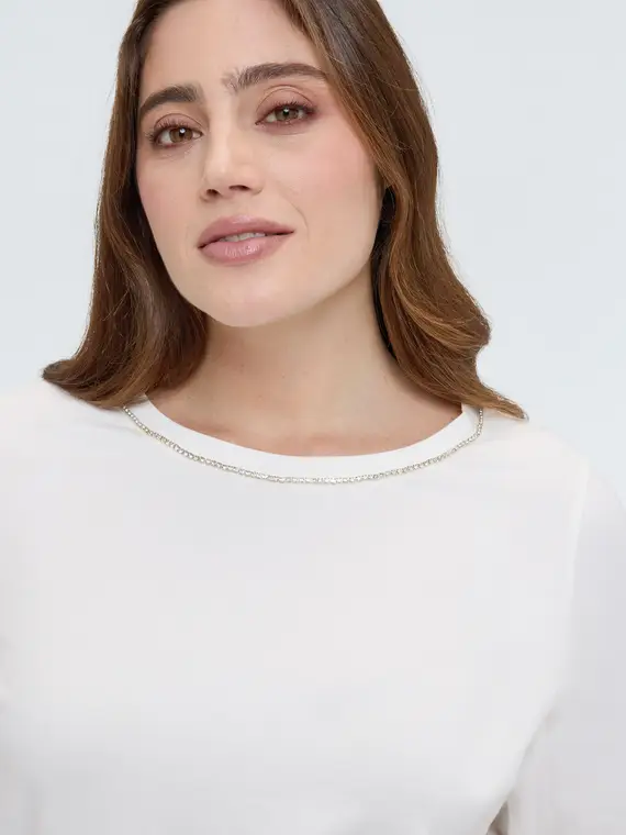 Fiorella Rubino T-shirt Donna Bianco 4246355 miniatura 3