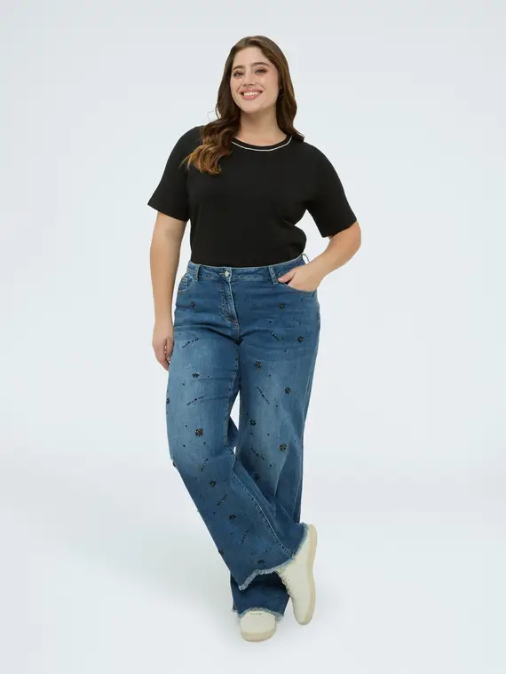 Fiorella Rubino T-shirt Donna Nero 4246357 miniatura 3