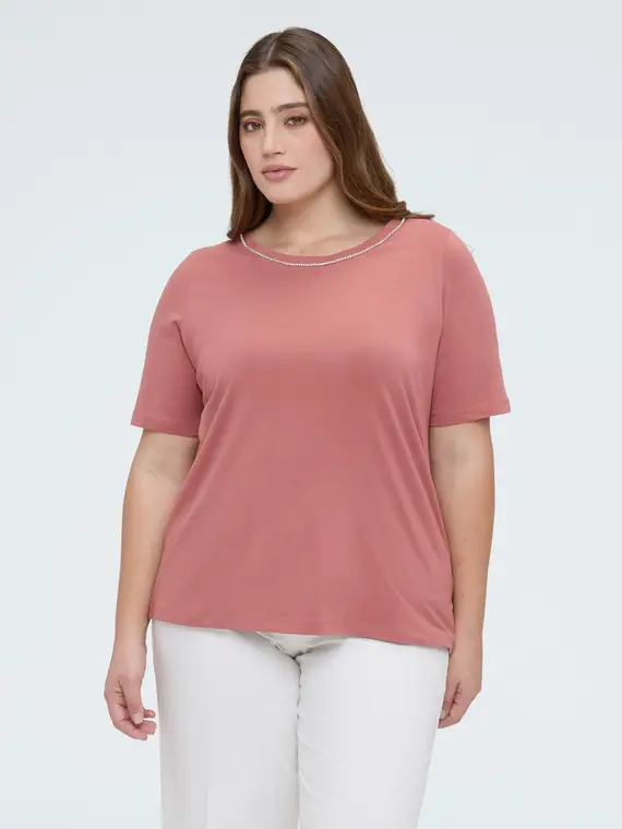 Fiorella Rubino T-shirt Donna Rosa 4246358 miniatura 3