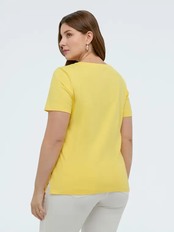 Fiorella Rubino T-shirt Donna Giallo 4246367 miniatura 2