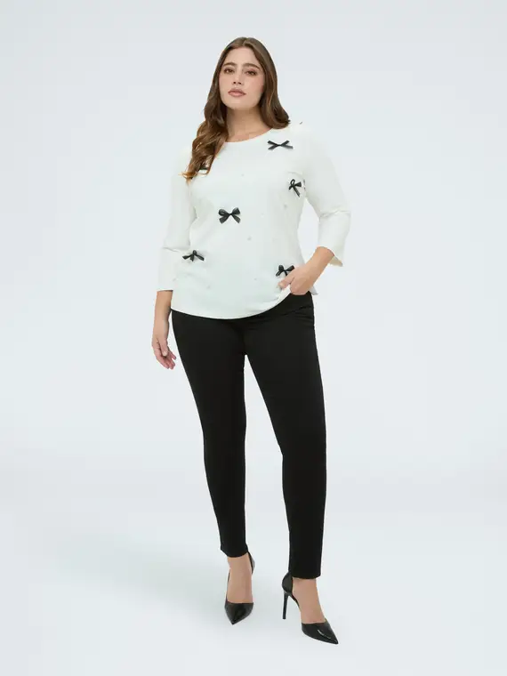 Fiorella Rubino T-shirt Donna Bianco 4246343 miniatura 3