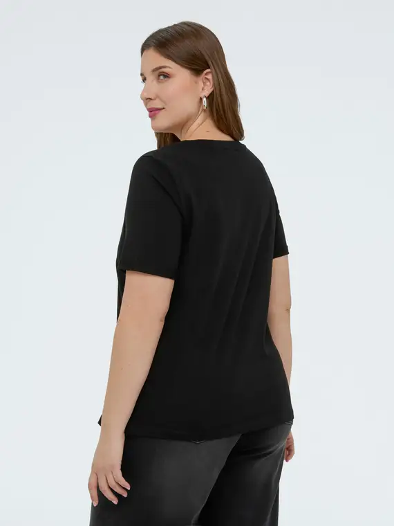 Fiorella Rubino T-shirt Donna Nero 4246336 miniatura 2