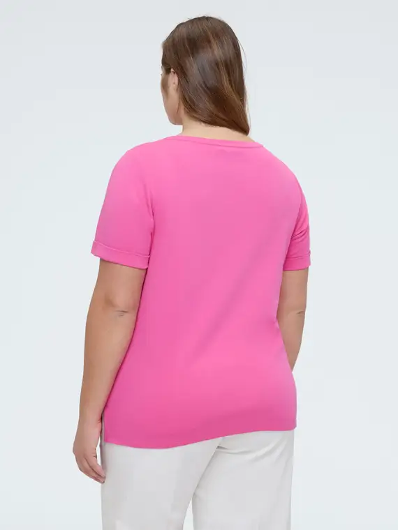 Fiorella Rubino T-shirt Donna Fucsia 4246341 miniatura 2