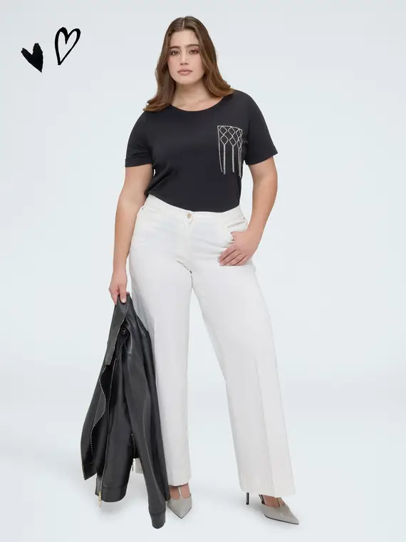 Fiorella Rubino T-shirt Donna Nero 4246342