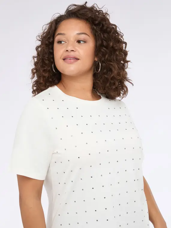 Fiorella Rubino T-shirt Donna Bianco 2811221 miniatura 3