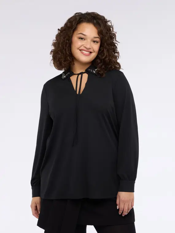 Fiorella Rubino T-shirt Donna Nero 3843829 miniatura 3