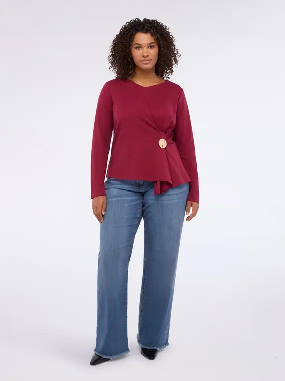 Fiorella Rubino T-shirt Donna Bordeaux 3528984