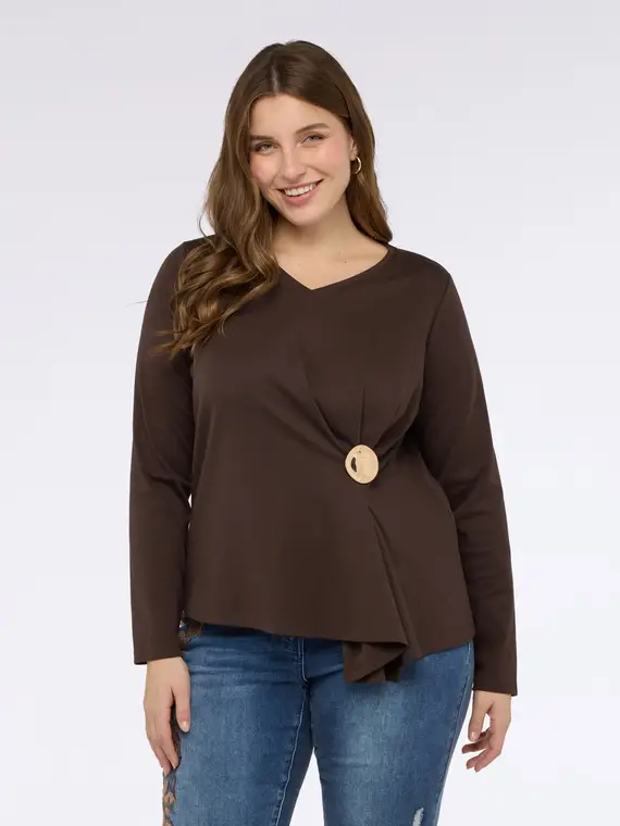 Fiorella Rubino T-shirt Donna Marrone 3571703