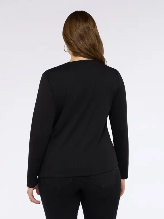 Fiorella Rubino T-shirt Donna Nero 3528985 miniatura 2