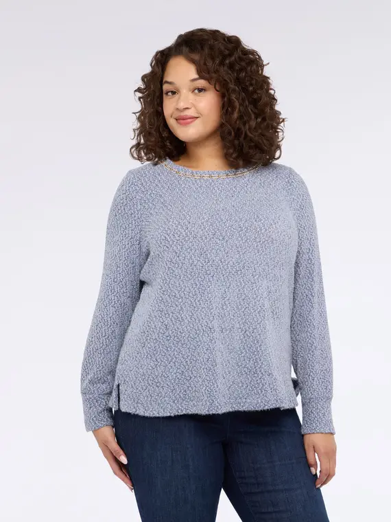 Fiorella Rubino T-shirt Donna Azzurro 3830799 miniatura 3