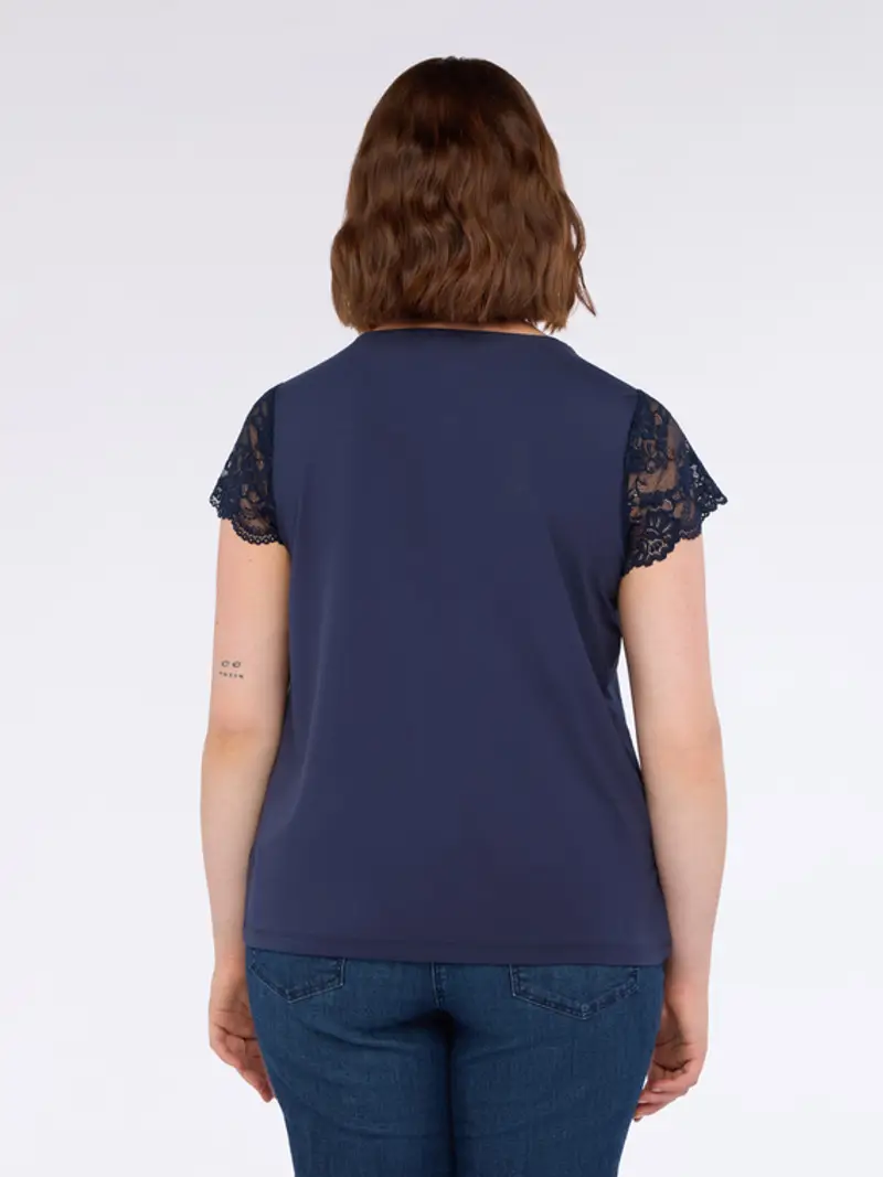 Fiorella Rubino T-shirt Donna Blu 2466661 miniatura 2