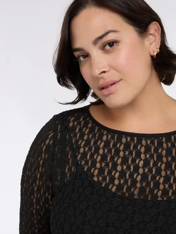 Fiorella Rubino T-shirt Donna Nero 3528980 miniatura 3