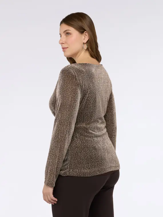 Fiorella Rubino T-shirt Donna Marrone 3843825 miniatura 2