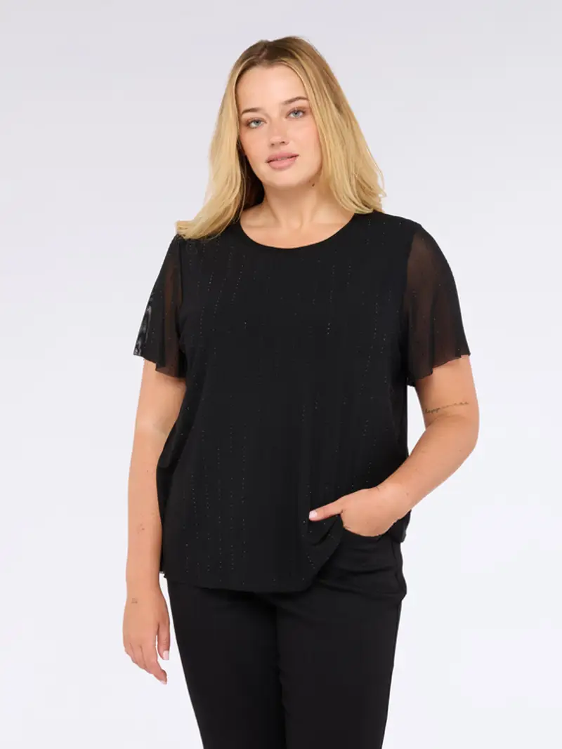 Fiorella Rubino T-shirt Donna Nero 1345483 miniatura 2