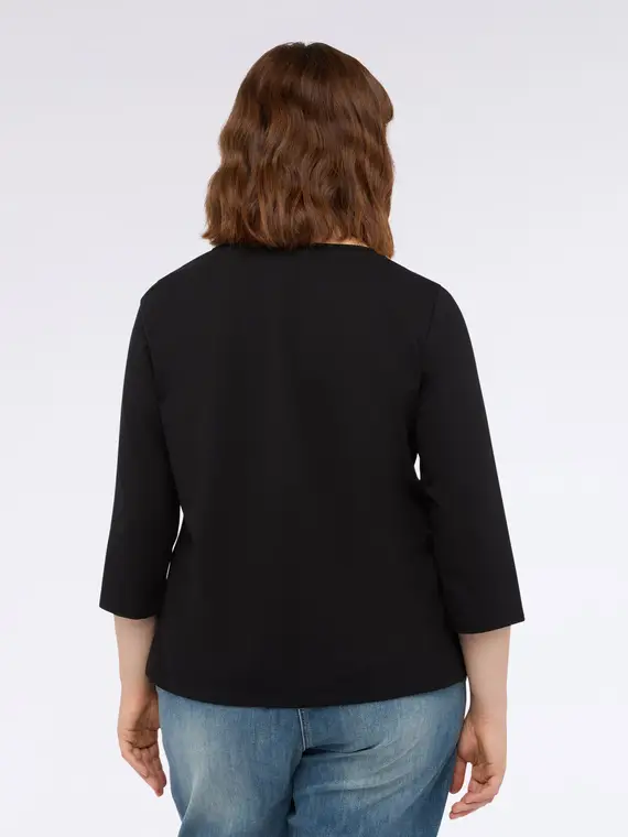 Fiorella Rubino T-shirt Donna Nero 3177026 miniatura 2