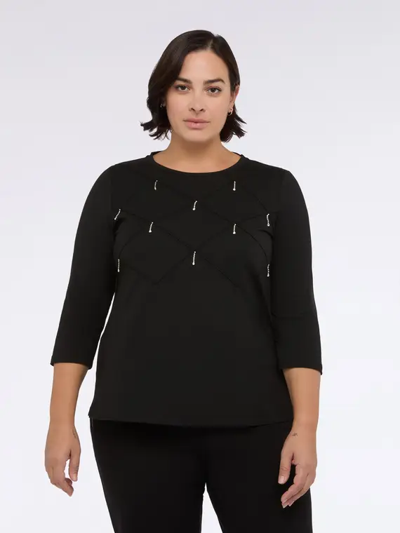 Fiorella Rubino T-shirt Donna Nero 3528982