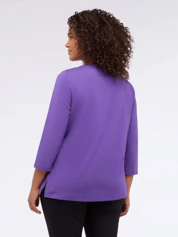 Fiorella Rubino T-shirt Donna Viola 3528983 miniatura 2