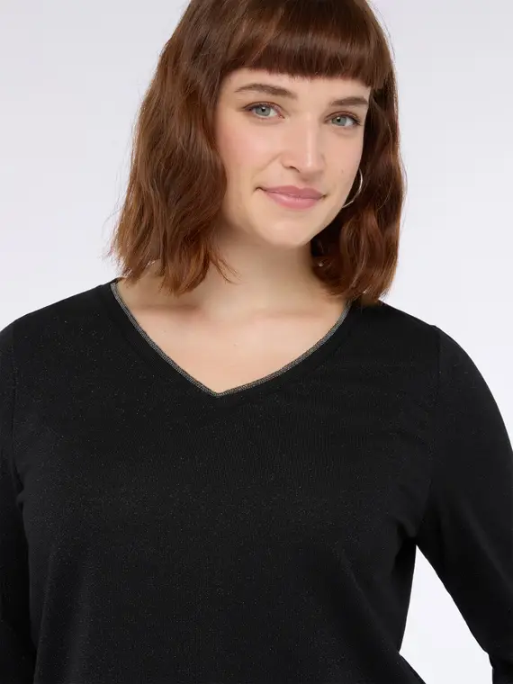 Fiorella Rubino T-shirt Donna Nero 3103787 miniatura 3