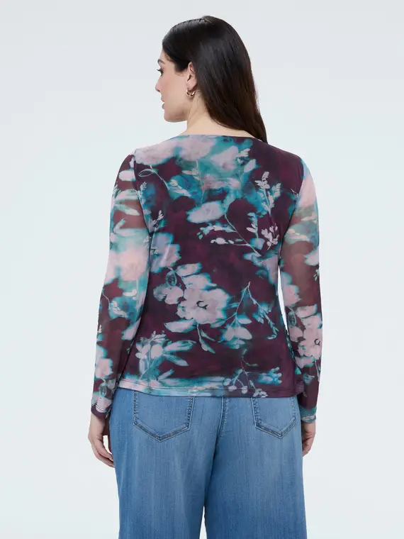 Fiorella Rubino T-shirt Donna Bordeaux 4246366 miniatura 2