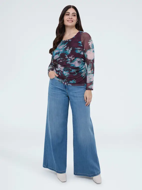 Fiorella Rubino T-shirt Donna Bordeaux 4246366 miniatura 3