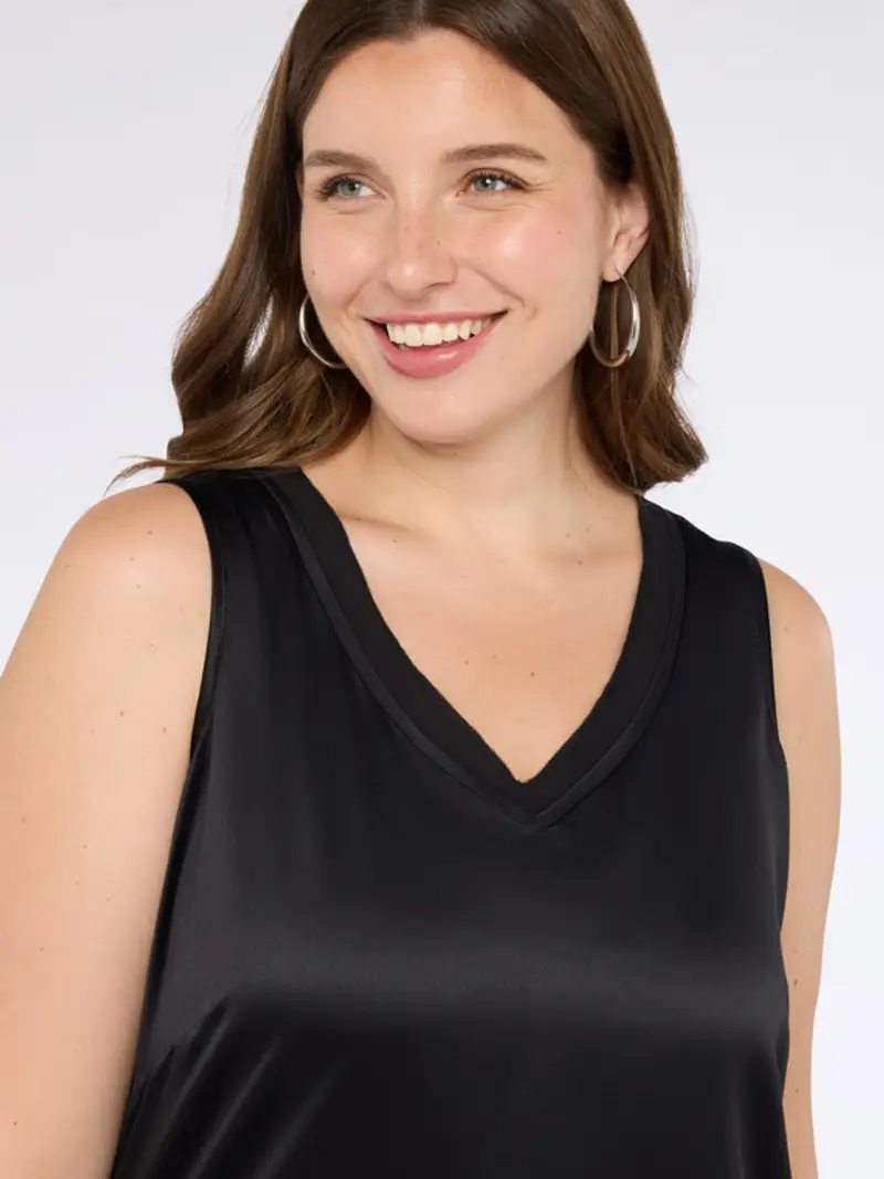 Fiorella Rubino Top Donna Nero 1294557 miniatura 3