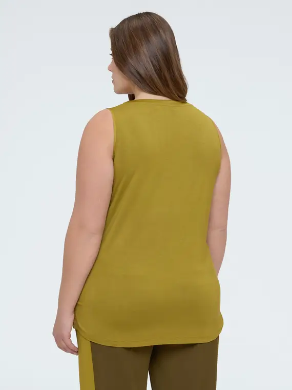 Fiorella Rubino Top Donna Verde 4246349 miniatura 2