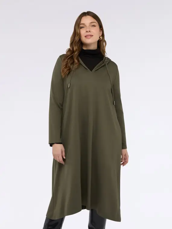 Vestito lungo con cappuccio Donna, (48-50 IT) miniatura 3