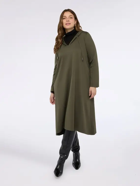 Vestito lungo con cappuccio Donna, (48-50 IT)