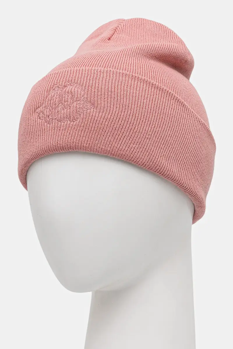 berretto in cotone Angel Embroidered Rosa miniatura 3