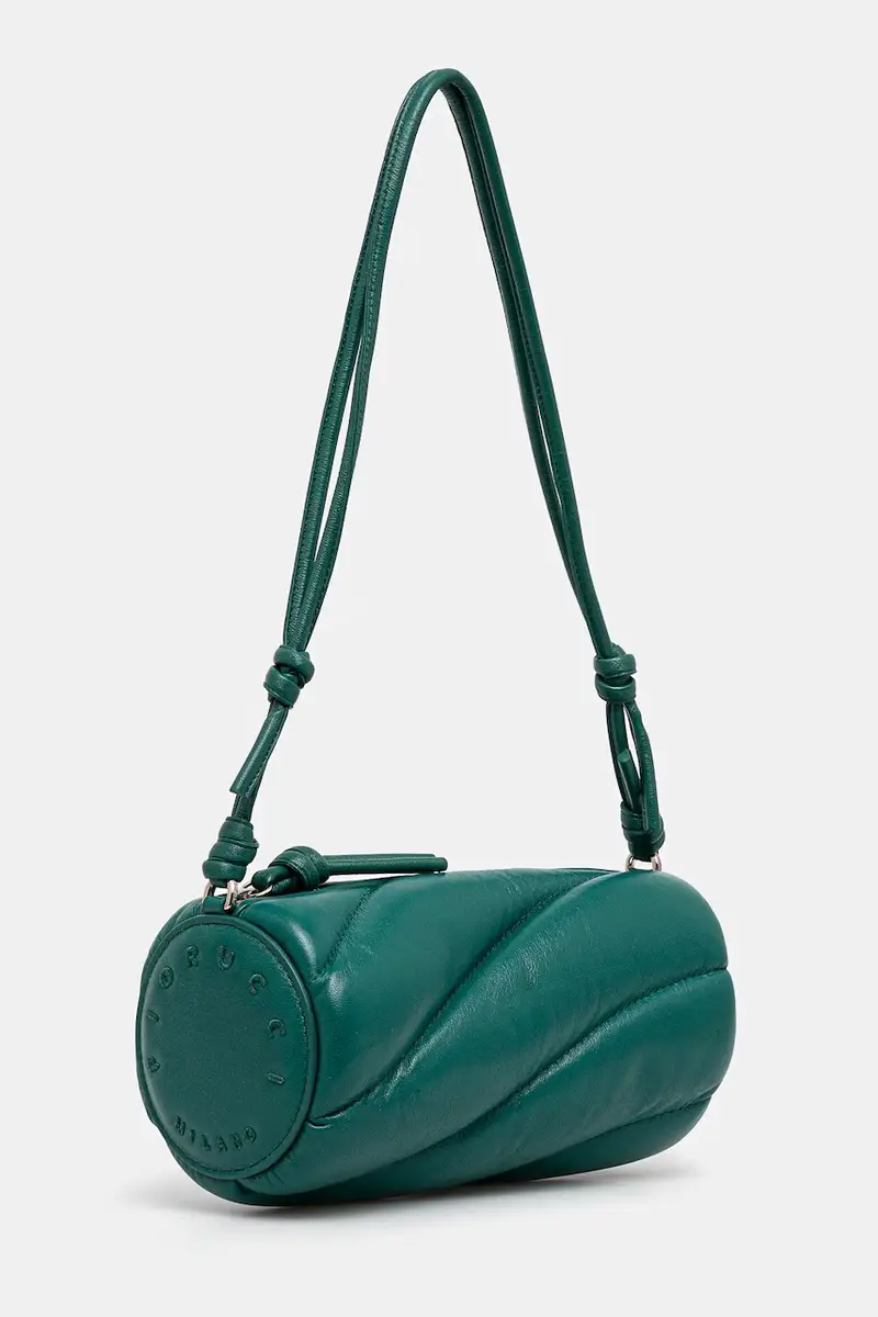 borsetta Leather Mella Turchese miniatura 2