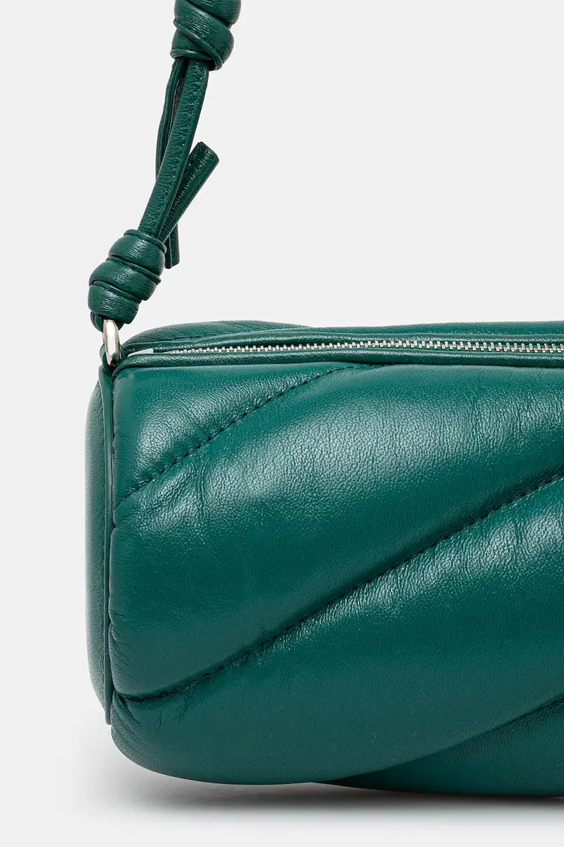 borsetta Leather Mella Turchese miniatura 3