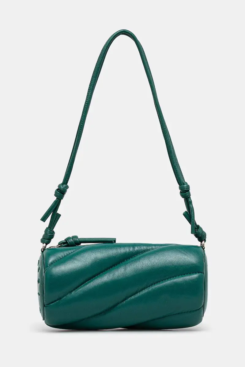 borsetta Leather Mella Turchese