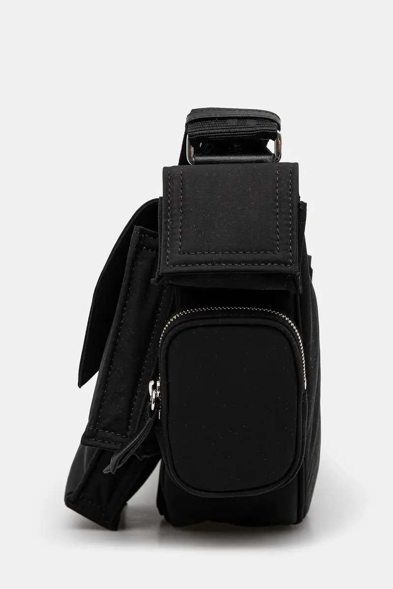 borsetta Nylon Super Pocket Bag Nero miniatura 4