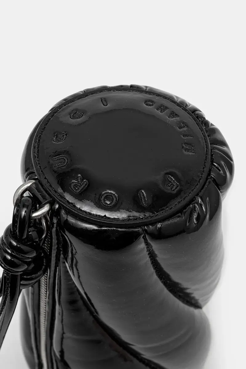 borsetta Vinyl Mini Mella Bag Nero miniatura 4