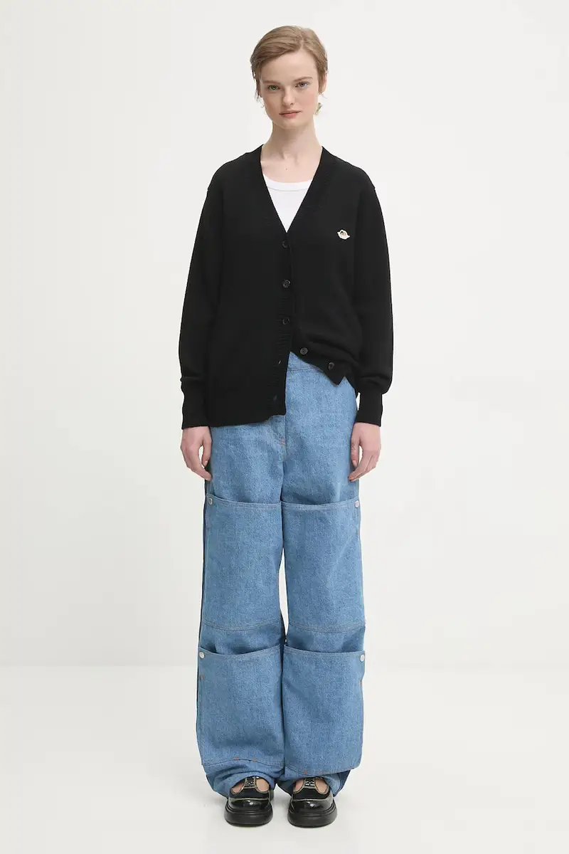 Fiorucci Cardigan Donna Nero 3406908 miniatura 5